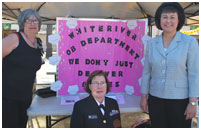 Thumbnail - clicking will open full size image - Baby Friendly Hospital Initiative Launch Whiteriver booth display