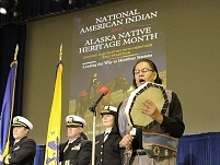 Thumbnail - clicking will open full size image - National Native American Heritage Month Event, November 2013