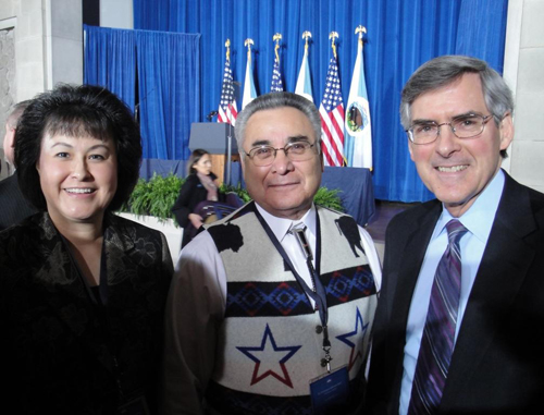 Director with Jefferson Keel, President NCAI and Bill Corr, HHS Deputy Secretary