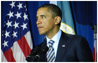 Thumbnail - clicking will open full size image - President Obama