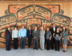 Thumbnail - clicking will open full size image - HHS Secretary Burwell visit with Port Gamble S’Klallam Tribe and Portland Area tribal leaders, August 2014