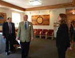 Thumbnail - clicking will open full size image - HHS Secretary Burwell visit with Port Gamble S’Klallam Tribe and Portland Area tribal leaders, August 2014
