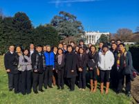 Thumbnail - clicking will open full size image - Standing Rock Sioux Youth visit Washington, D.C., November 2014