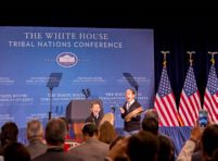 Thumbnail - clicking will open full size image - 2014 White House Tribal Nations Conference