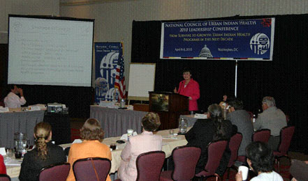 IHS Director presents at the National Council of Urban Indian Health 2010 Leadership Conference