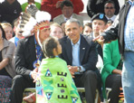 Thumbnail - clicking will open full size image - President Obama’s Trip to the Standing Rock Sioux Reservation in North Dakota