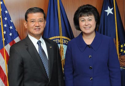 IHS Director with VA Secretary