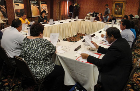 Dr. Roubideaux meeting with Aberdeen Area Tribal leaders