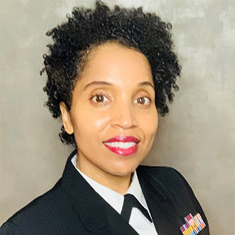 Cmdr. Monique Richards, Program Coordinator for the Zero Suicide Initiative, Division of Behavioral Health, Office of Clinical and Preventive Services