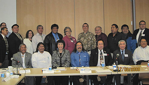 IHS Tribal consultation process workgroup members with Dr. Roubideaux