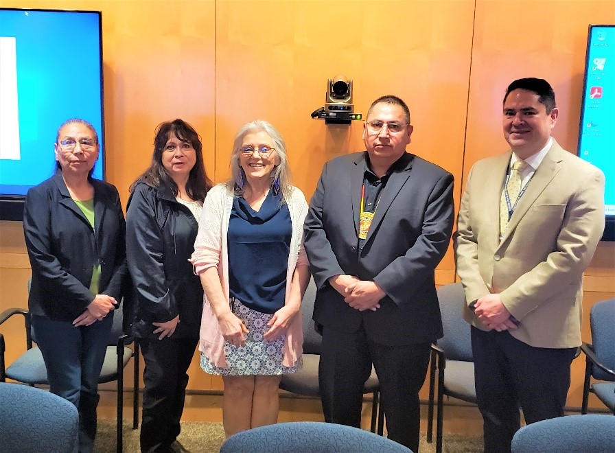 Tribal delegation meeting with the Oglala Sioux Tribe