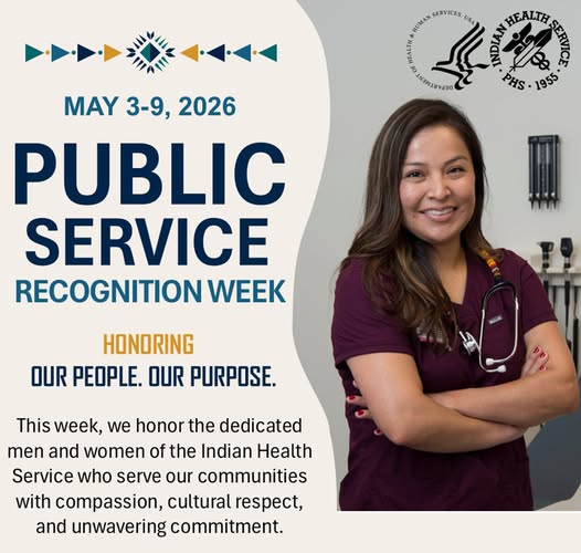 Public Service Recognition Week. May 3-9, 2026.  Honoring our people. our purpse.