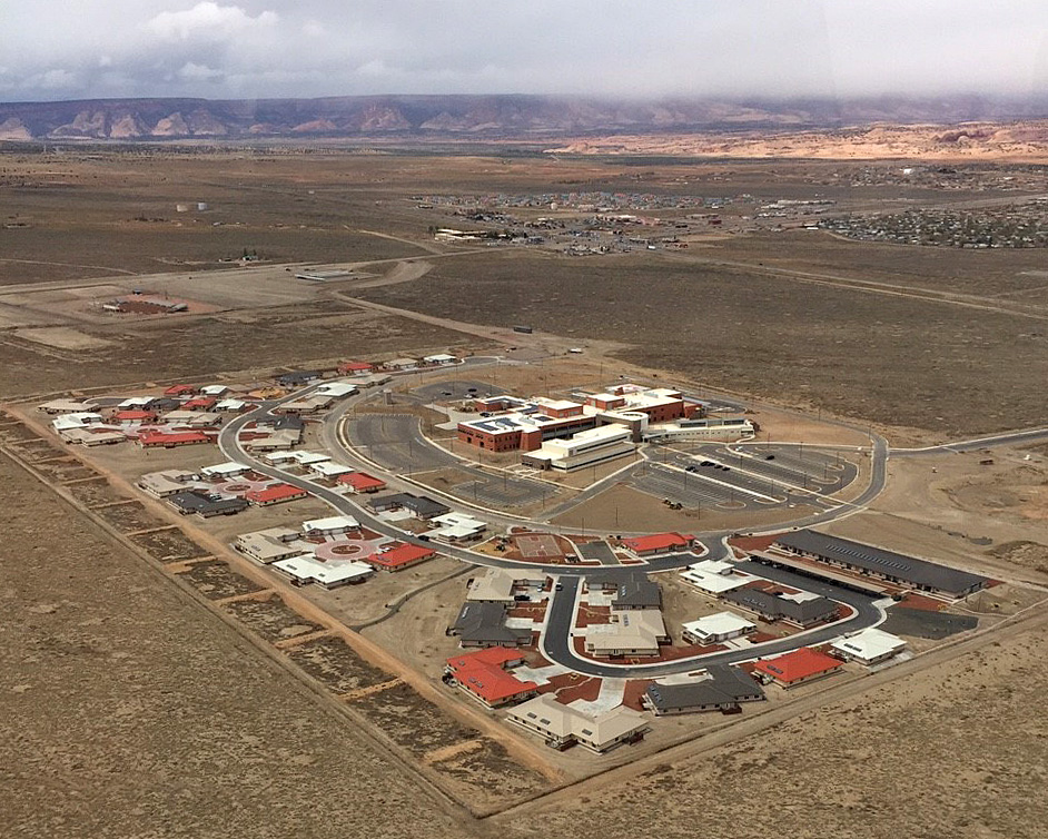 The newly constructed Kayenta Health Center / Alternative Rural Hospital in Kayenta, Ariz., will serve a population of more than 19,000 people.