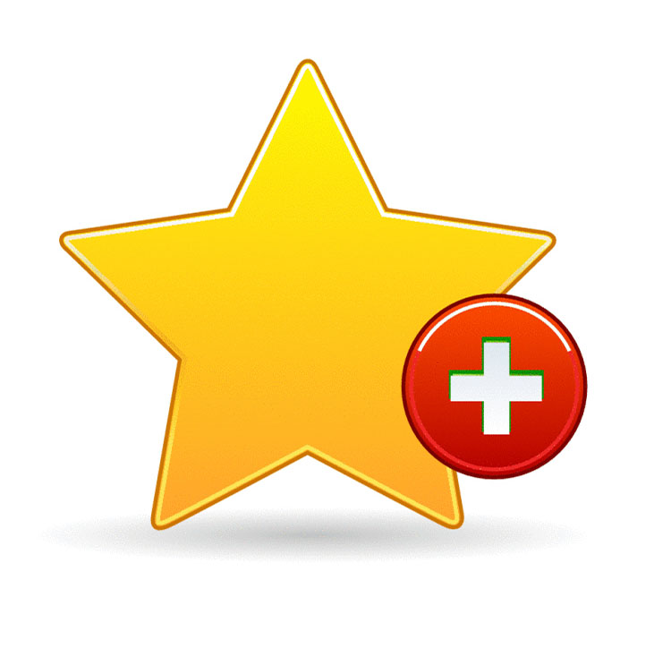 Gold star and medical cross