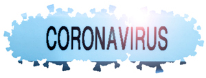 The word Coronavirus typed on a computer screen.