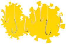 Fishing hooks.