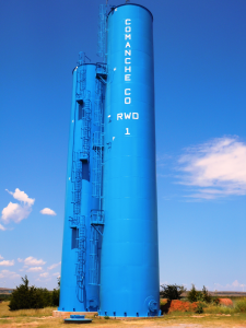 Comanche County water storage tank