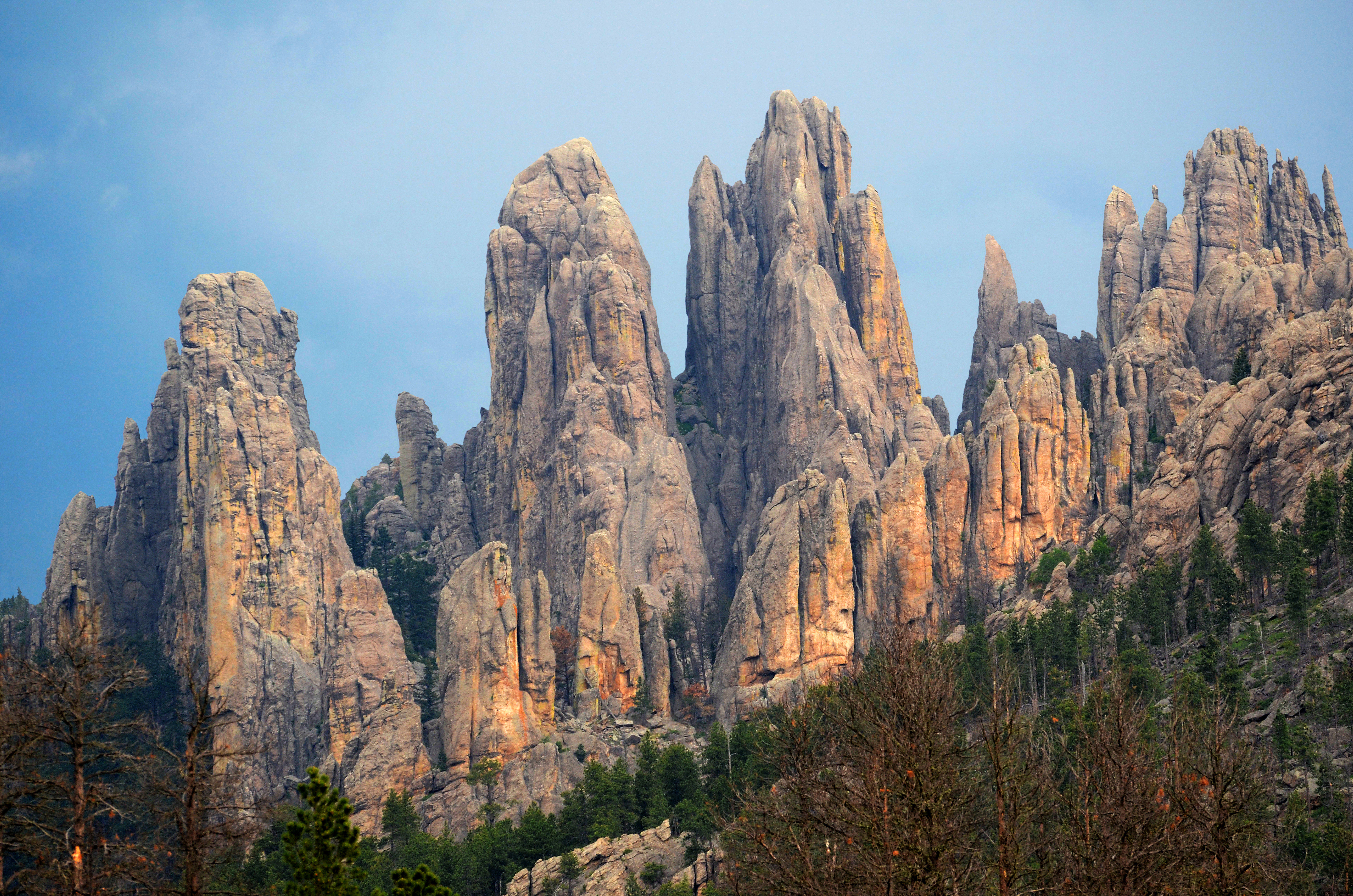 Mountain spires