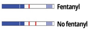 Sample Fentanyl strip results