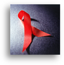 Red HIV ribbon