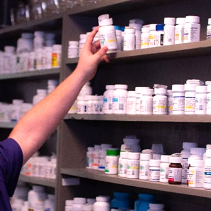 Pharmacy Technician at work