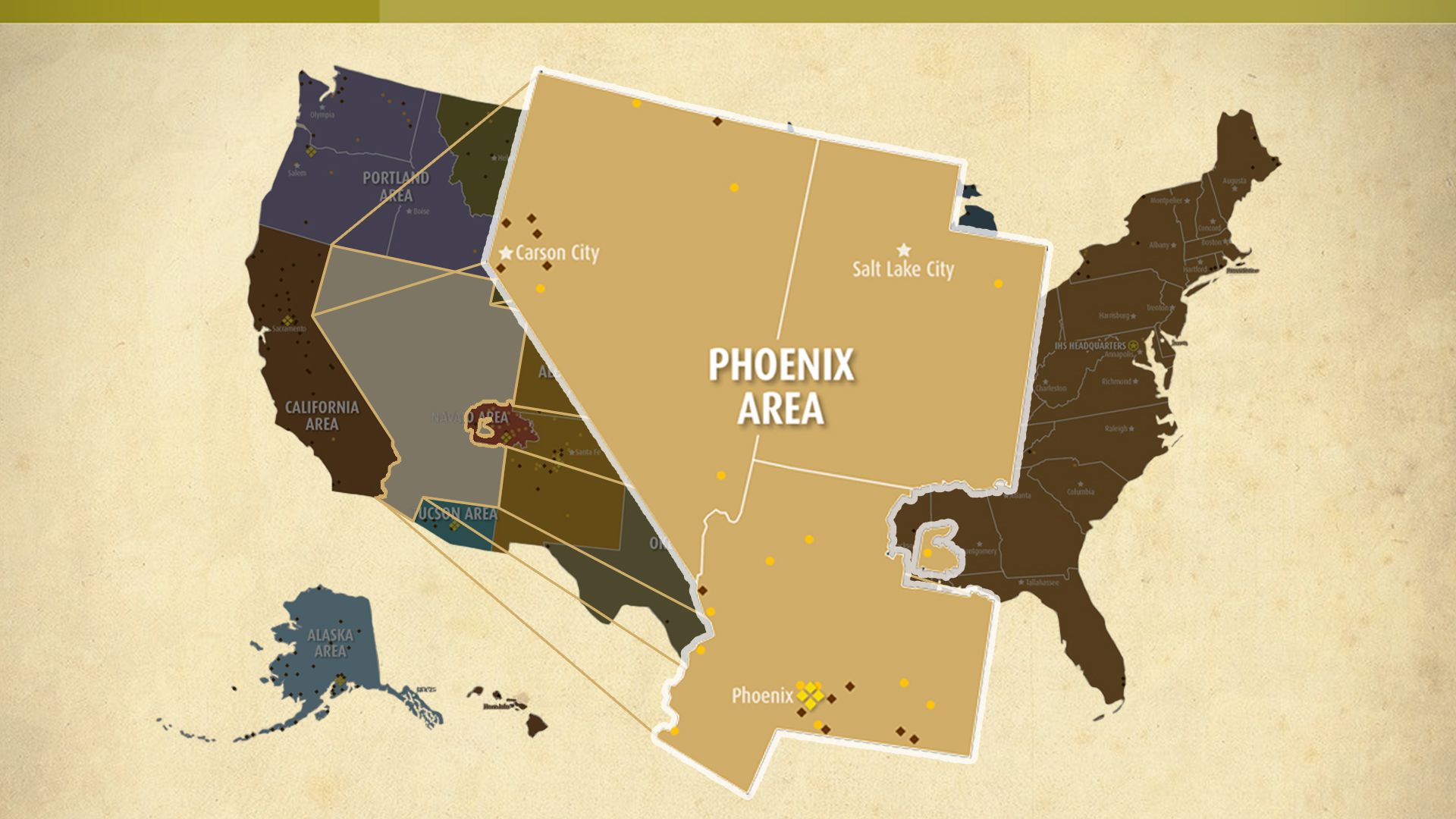 Phoenix Area Map