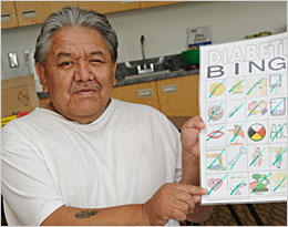 Lower Sioux Tribe Diabetes Bingo group.