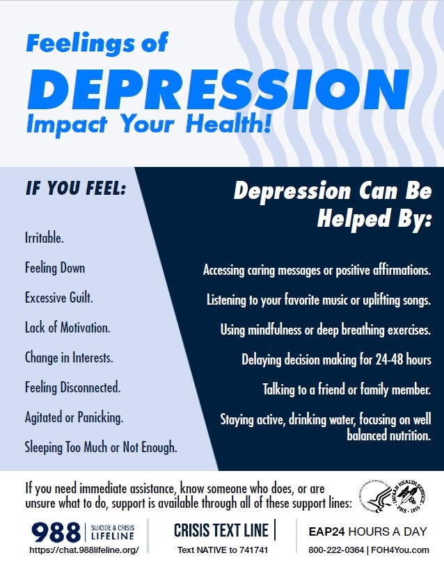 Feelings of Depression Impacts your Health