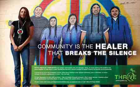 Community is the Healer that Breaks the Silence poster
